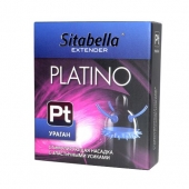 Стимулирующая насадка с усиками и шипиками Platino  Ураган - Sitabella - купить с доставкой в Хабаровске