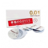 Супер тонкие презервативы Sagami Original 0.01 - 5 шт. - Sagami - купить с доставкой в Хабаровске