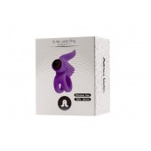 Эрекционное кольцо с подхватом мошонки и стимуляцией клитора Bullet Lastic Ring - Adrien Lastic - в Хабаровске купить с доставкой