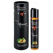 Массажное масло с ароматом экзотических фруктов Huile de Massage Gourmande Fruits Exotiques - 59 мл. - Plaisir Secret - купить с доставкой в Хабаровске