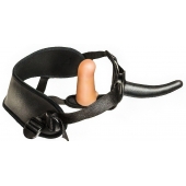 Женский страпон с вагинальной пробкой Woman Strap - 12 см. - LOVETOY (А-Полимер) - купить с доставкой в Хабаровске