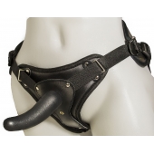 Женский страпон с вагинальной пробкой Woman Strap - 12 см. - LOVETOY (А-Полимер) - купить с доставкой в Хабаровске