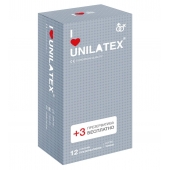 Презервативы с точками Unilatex Dotted - 12 шт. + 3 шт. в подарок - Unilatex - купить с доставкой в Хабаровске