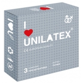 Презервативы с точками Unilatex Dotted - 3 шт. - Unilatex - купить с доставкой в Хабаровске