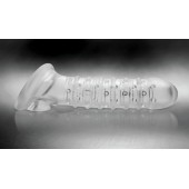 Утолщающая ребристая насадка на пенис - Доминирующее кольцо - в Хабаровске купить с доставкой