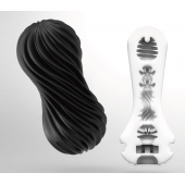 Мастурбатор FLEX Rocky Black с плотным рельефом - Tenga - в Хабаровске купить с доставкой