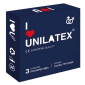 Ультрапрочные презервативы Unilatex Extra Strong - 3 шт. - Unilatex - купить с доставкой в Хабаровске