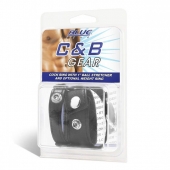 Утяжка для мошонки и пениса Cock Ring With 1  Ball Stretcher And Optional Weight Ring - BlueLine - купить с доставкой в Хабаровске