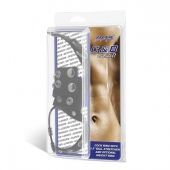 Утяжка на пенис и мошонку Cock Ring With 1.5  Ball Stretcher And Optional Weight Ring - BlueLine - купить с доставкой в Хабаровске