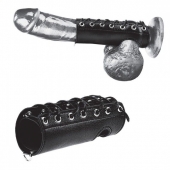 Сбруя на член на шнуровке 5  Cock Sheath - BlueLine - купить с доставкой в Хабаровске