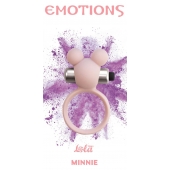 Розовое эрекционное виброколечко Emotions Minnie Light pink - Lola Games - в Хабаровске купить с доставкой