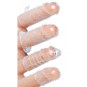 Набор из 4 насадок на член Pleasured Penis Enhancement Sleeve 4 Pack - XR Brands - в Хабаровске купить с доставкой