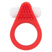 Красное эрекционное кольцо LIT-UP SILICONE STIMU RING 1 RED - Dream Toys - в Хабаровске купить с доставкой
