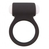 Чёрное эрекционное виброкольцо LIT-UP SILICONE STIMU RING 3 BLACK - Dream Toys - в Хабаровске купить с доставкой