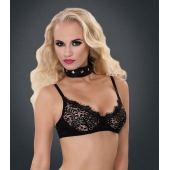 Полиуретановый ошейник с пуклями и D-кольцами Collar with Studs - Blush Novelties - купить с доставкой в Хабаровске