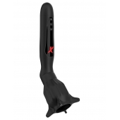 Чёрный вибростимулятор для головки члена с эффектом всасывания Vibrating Roto-Sucker - Pipedream - в Хабаровске купить с доставкой