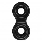 Чёрное эрекционное виброкольцо Eight - Bathmate - в Хабаровске купить с доставкой