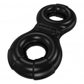 Чёрное эрекционное виброкольцо Eight - Bathmate - в Хабаровске купить с доставкой