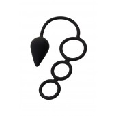 Тройное эрекционное кольцо с анальным хвостом Drop M-size - Erotist Adult Toys - в Хабаровске купить с доставкой