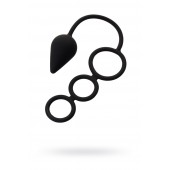 Тройное эрекционное кольцо с анальным хвостом Drop M-size - Erotist Adult Toys - в Хабаровске купить с доставкой