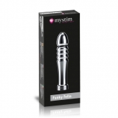 Ребристый фаллоимитатор для электростимуляции Funky Fella Rill Dildo - 13 см. - MyStim - купить с доставкой в Хабаровске