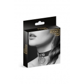 Узенький ошейник из полиуретана с кольцом - Bijoux Pour Toi - купить с доставкой в Хабаровске