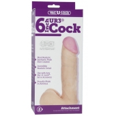 Ультра реалистичная насадка Vac-U-Lock  6  ULTRASKYN Cock - 17,3 см. - Doc Johnson - купить с доставкой в Хабаровске