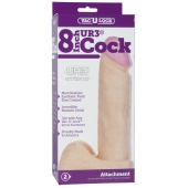 Ультрареалистичная насадка для трусиков Vac-U-Lock 8  ULTRASKYN Cock - 20,57 см. - Doc Johnson - купить с доставкой в Хабаровске