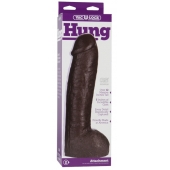 Большая насадка для трусиков Vac-U-Lock Realistic Hung - 31,7 см. - Doc Johnson - купить с доставкой в Хабаровске