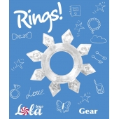 Прозрачное эрекционное кольцо Rings Gear - Lola Games - в Хабаровске купить с доставкой