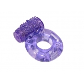 Фиолетовое эрекционное кольцо с вибрацией Rings Axle-pin - Lola Games - в Хабаровске купить с доставкой