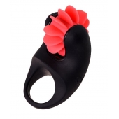 Чёрно-красное эрекционное виброкольцо Erotist - Erotist Adult Toys - в Хабаровске купить с доставкой
