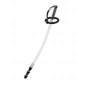 Силиконовый уретральный плаг со сменными фиксирующими кольцами Metal - ToyFa - купить с доставкой в Хабаровске