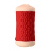 Двухсторонний мастурбатор JOS  NADIN в красном цилиндре - JOS - в Хабаровске купить с доставкой