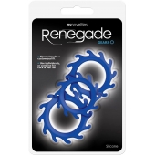 Набор из 3 синих эрекционных колец Renegade Gears - NS Novelties - в Хабаровске купить с доставкой