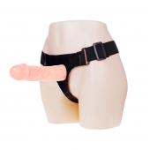 Телесный фаллоимитатор на трусиках Jessica Strap-On - 15,5 см. - Baile - купить с доставкой в Хабаровске