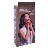 Кляп-трензель Lora с металлическими кольцами - Rebelts - купить с доставкой в Хабаровске