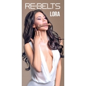 Кляп-трензель Lora с металлическими кольцами - Rebelts - купить с доставкой в Хабаровске