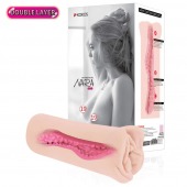 Мастурбатор-вагина Nara с двойным слоем материала - KOKOS - в Хабаровске купить с доставкой