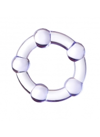 Фиолетовое эрекционное кольцо A-Toys - A-toys - в Хабаровске купить с доставкой