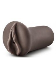 Коричневый мастубратор-вагина Nicole s Kitty - Blush Novelties - в Хабаровске купить с доставкой