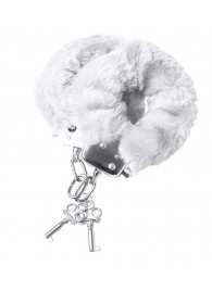 Наручники с белой меховой опушкой - ToyFa - купить с доставкой в Хабаровске