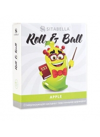 Стимулирующий презерватив-насадка Roll   Ball Apple - Sitabella - купить с доставкой в Хабаровске