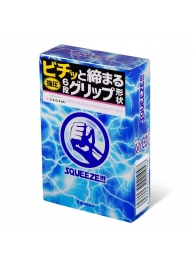 Презервативы Sagami Squeeze волнистой формы - 5 шт. - Sagami - купить с доставкой в Хабаровске