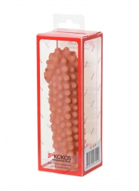 Телесная насадка на фаллос с бугорками KOKOS Extreme Sleeve 10 - 15,8 см. - KOKOS - в Хабаровске купить с доставкой
