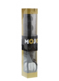 Черная ёлочка-насадка для двойного проникновения Mojo Bumpy - 15 см. - Seven Creations - в Хабаровске купить с доставкой
