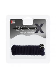Чёрная веревка для связывания BONDX LOVE ROPE - 5 м. - Dream Toys - купить с доставкой в Хабаровске