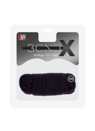 Черная веревка для связывания BONDX LOVE ROPE - 10 м. - Dream Toys - купить с доставкой в Хабаровске