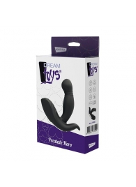 Черный вибромассажер простаты PROSTATE HERO - Dream Toys - в Хабаровске купить с доставкой