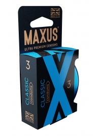 Классические презервативы в железном кейсе MAXUS Classic - 3 шт. - Maxus - купить с доставкой в Хабаровске